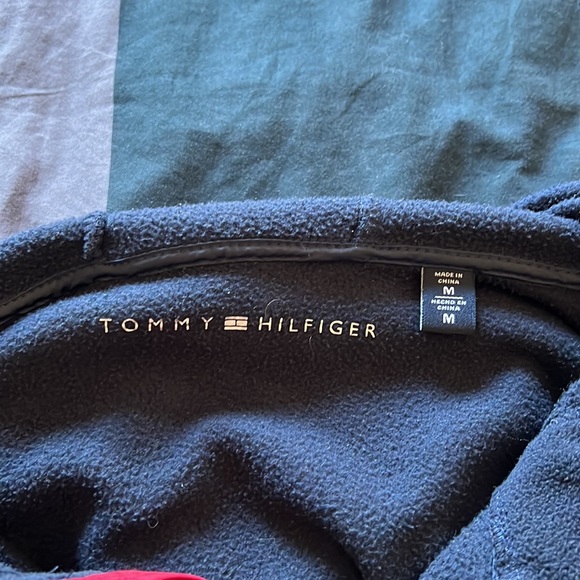 Tommy Hilfiger Zip-Up Hoodie (Blue with Red) - Men’s M - Picture 9 of 9